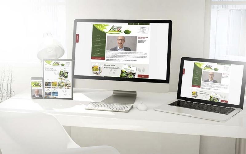 Webseite der Aktiv Apotheke Lenzing