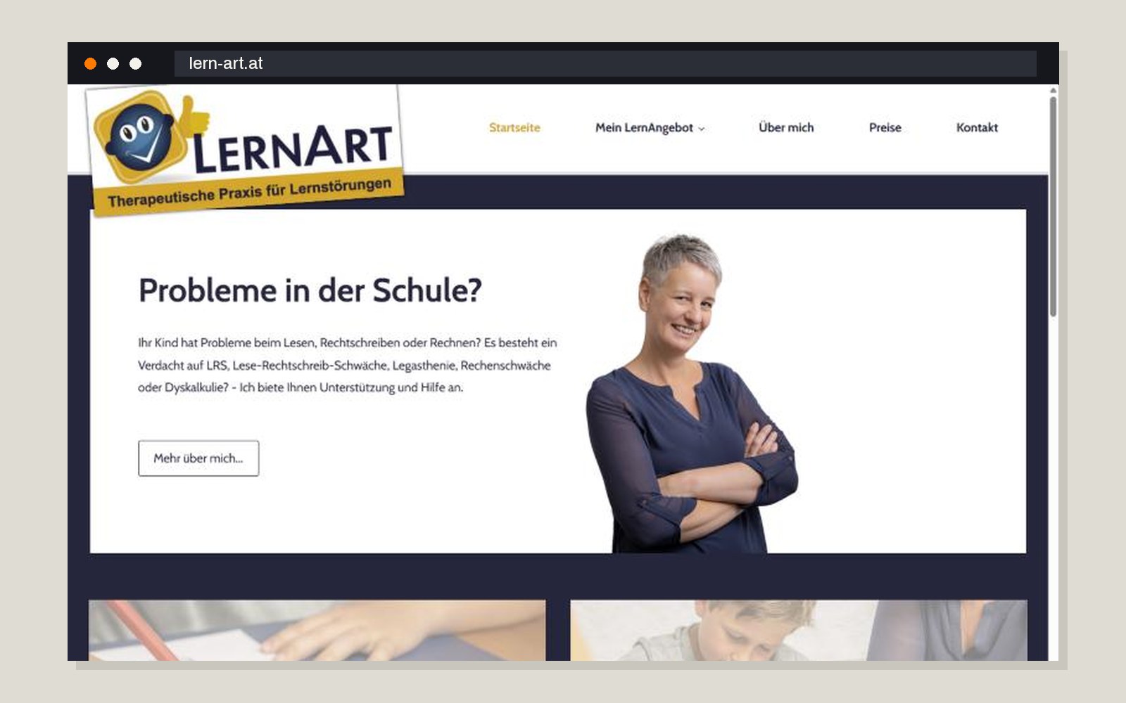 Webseite von LernArt